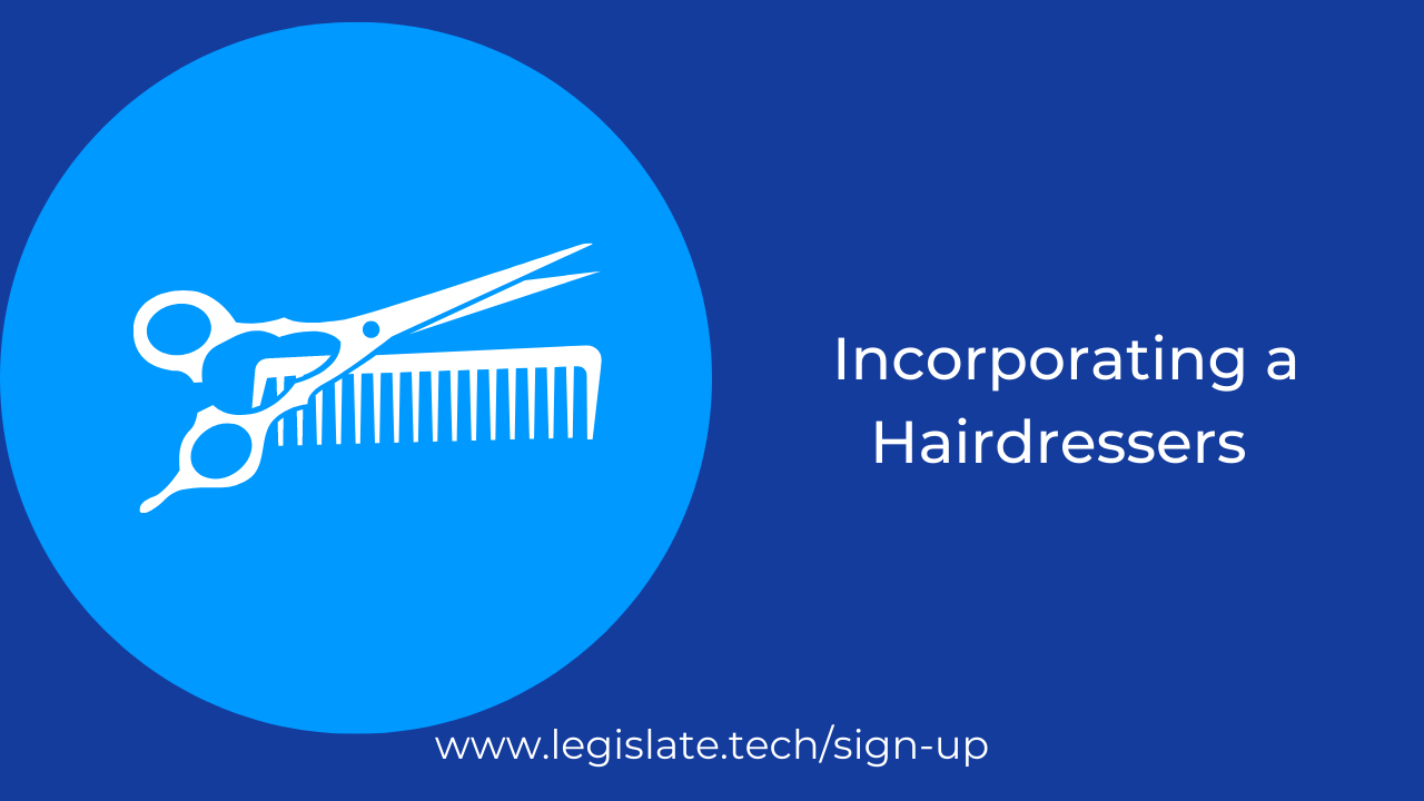How to incorporate a hairdressers in the UK Legislate